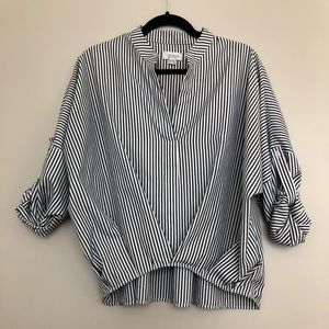 Pinstriped blouse from London